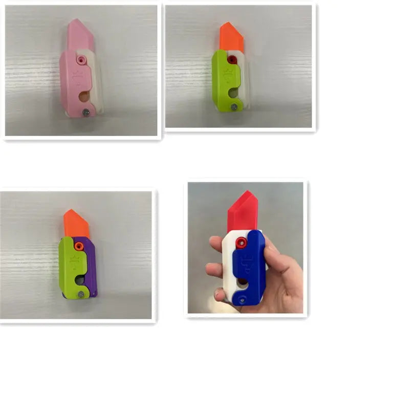 3D Printing Gravity Cub Jumping Small Radish Knife Mini Model Student Prize Pendant Decompression Toy For Children Gift - Rizk From Razzak