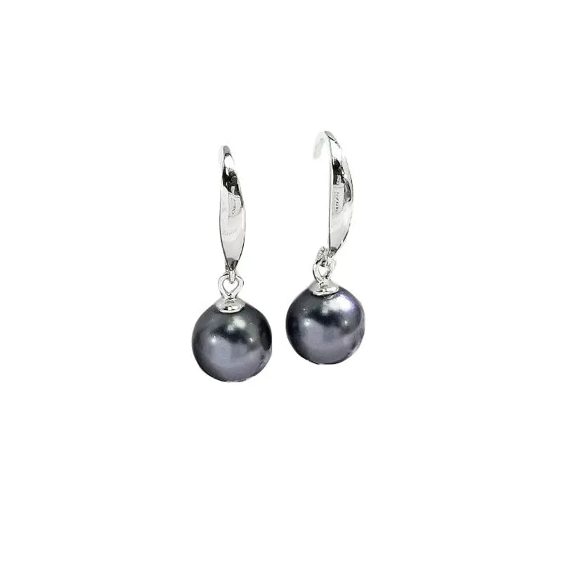 Autumn And Winter Fashion Trending Sterling Silver Pearl Earrings Rizkfromrazzak