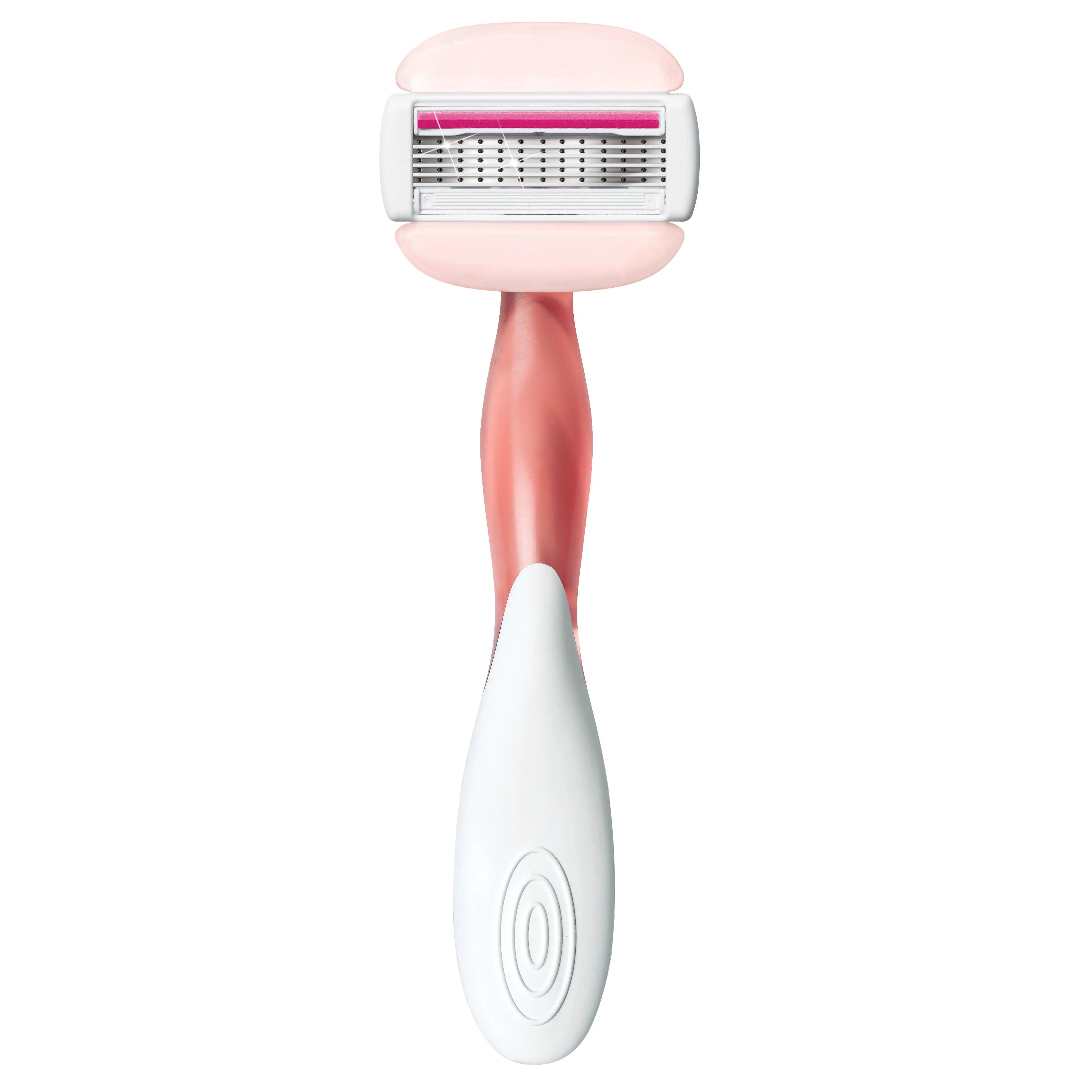 BIC Soleil Glide razor in use, highlighting smooth glide action