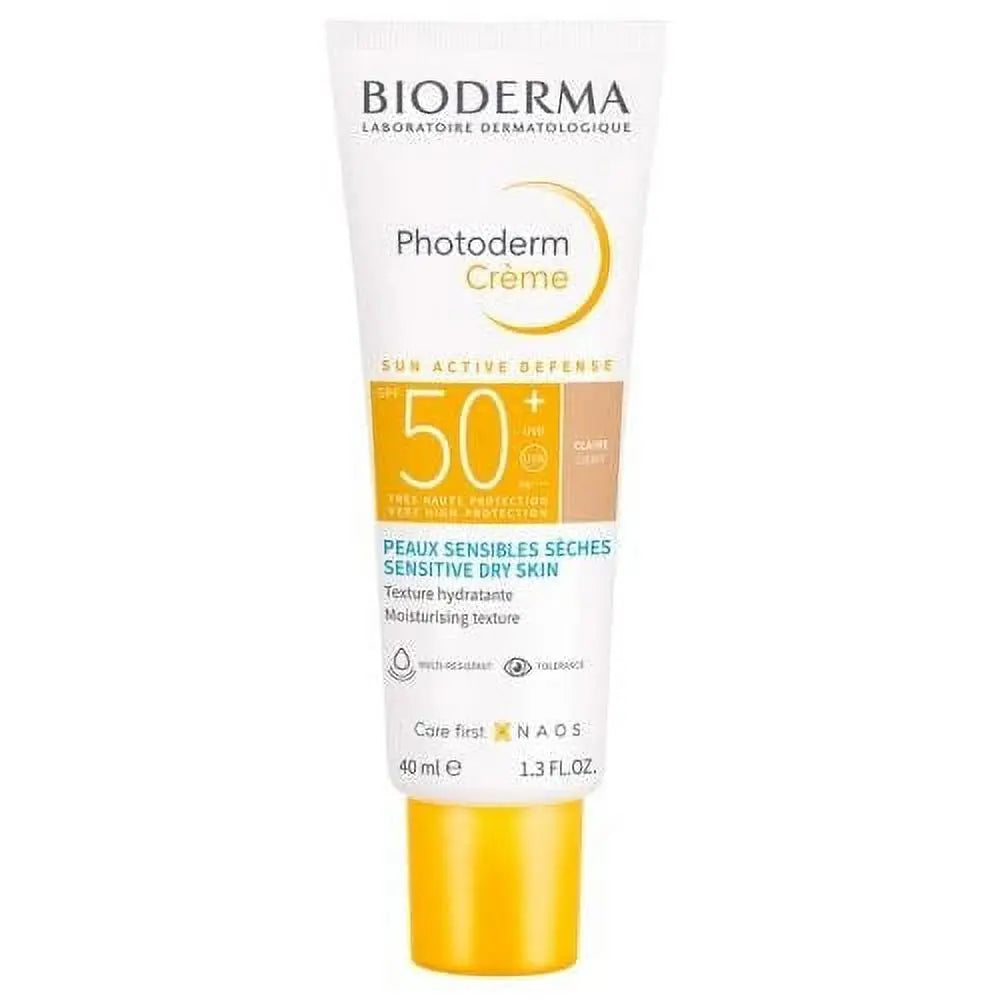 Bioderma PHOTODERM Light Tinted Cream SPF50+ Skin Care 40ml/1.3oz Exp: 02/2026 Rizkfromrazzak