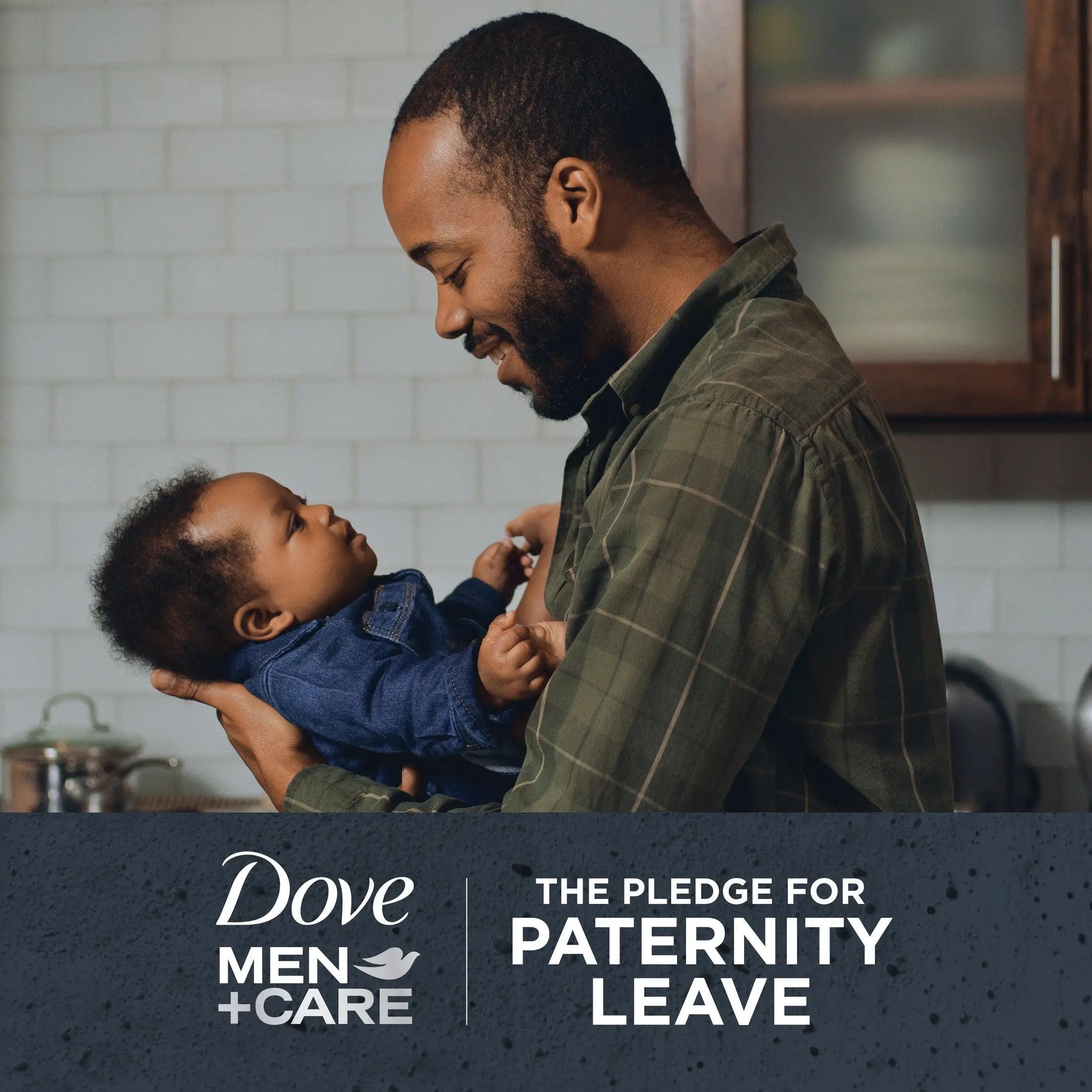 Dove Men+Care Clean Comfort antiperspirant spray alongside natural ingredients illustration