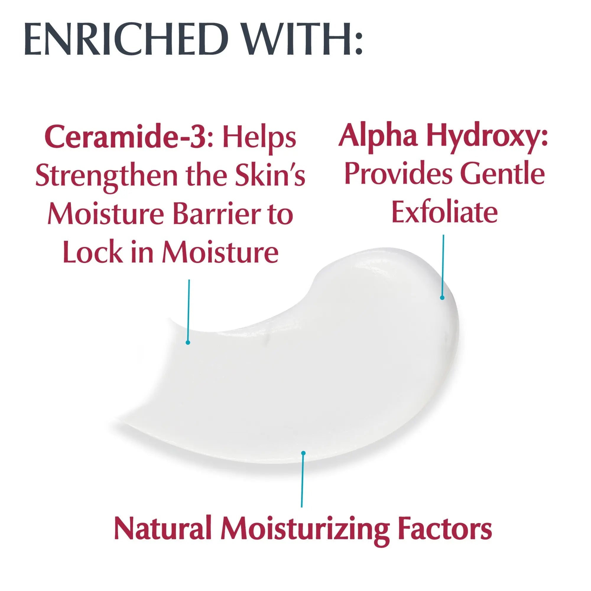 Eucerin hand cream tube beside a pair of smooth hands
