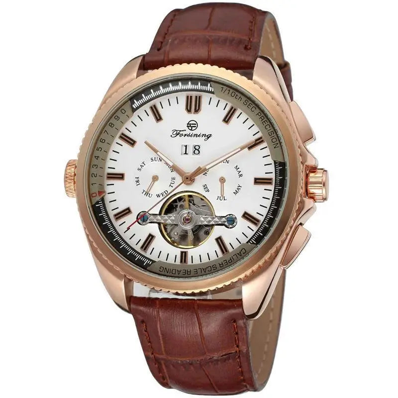 Foreign Trade Hot   High-end Mechanical Watches Men's Fashion Leisure Full Automatic Mechanical Watches Wholesale Rizkfromrazzak