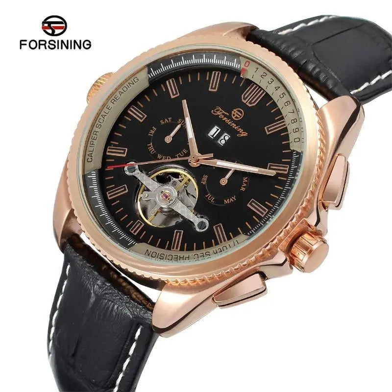 Foreign Trade Hot   High-end Mechanical Watches Men's Fashion Leisure Full Automatic Mechanical Watches Wholesale Rizkfromrazzak