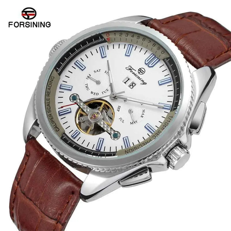 Foreign Trade Hot   High-end Mechanical Watches Men's Fashion Leisure Full Automatic Mechanical Watches Wholesale Rizkfromrazzak