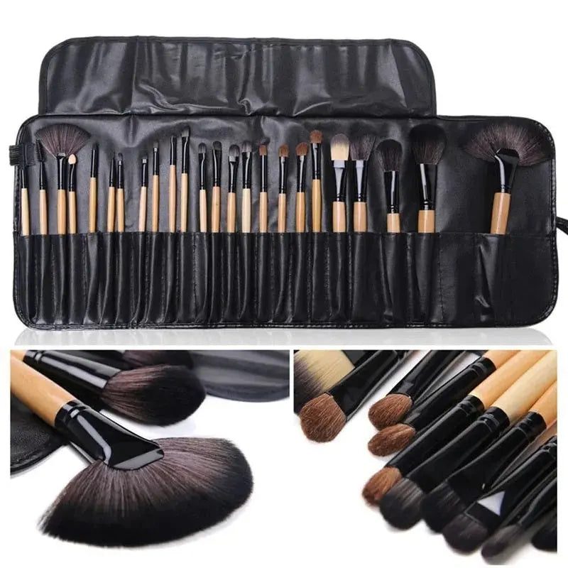 Gift Bag Of 24 Pcs Makeup Brush Sets Professional Cosmetics Brushes Eyebrow Powder Foundation Shadows Pinceaux Make Up Tools - Rizk From Razzak