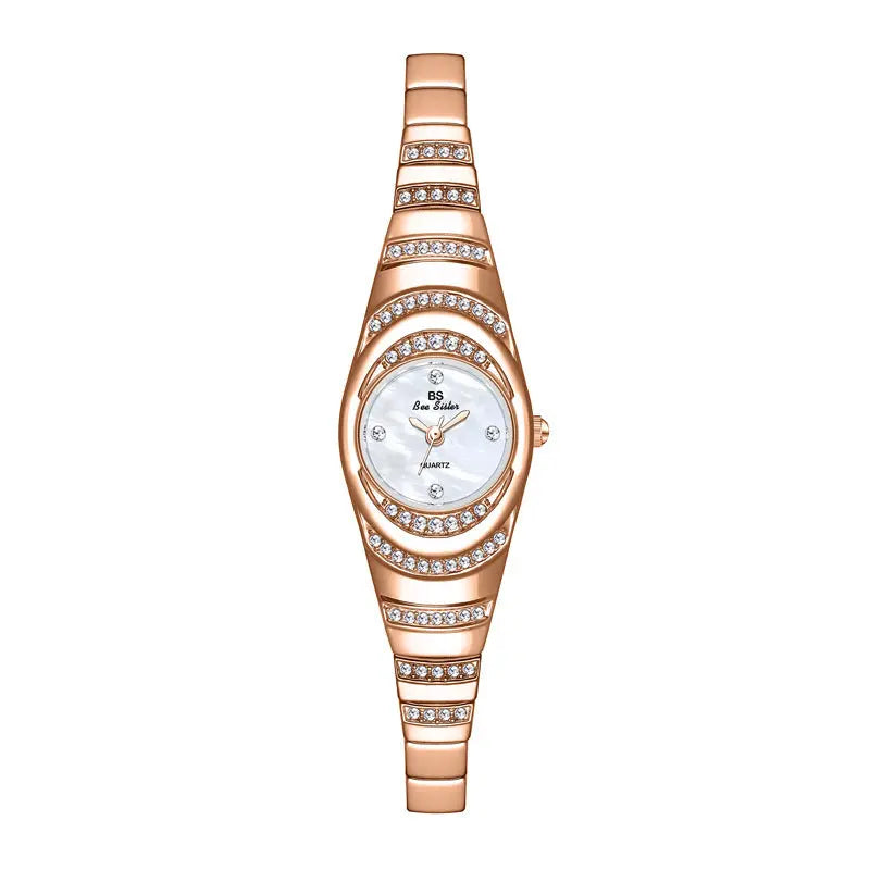 Ladies Gold Watch Diamond Wristwatch Female Fashion Bracelet Watches Women Full Diamond Watch Rizkfromrazzak