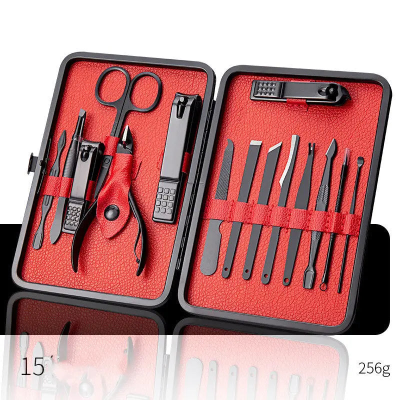 Professional Scissors Nail Clippers Set Ear Spoon Dead Skin Pliers Nail Cutting Pliers Pedicure Knife Nail Groove Trimmers - Rizk From Razzak