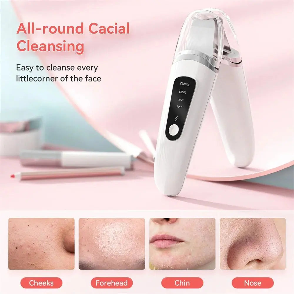 Skin Scrubber Face Spatula Facial Skin Exfoliator Scraper And Blackhead Remover Pore Cleaner With Face Lifting Deep Cleansing Face Lifting Machine For Blackhead Extractor - Rizk From Razzak