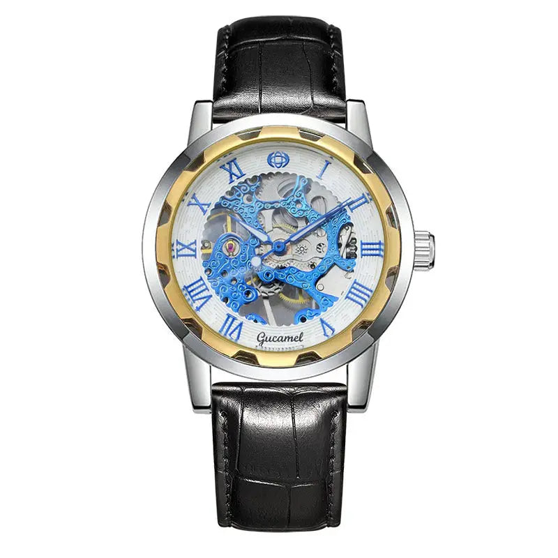 Steel Strip Hollow Gold Manual Mechanical Watch - Rizk From Razzak