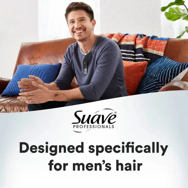 Suave Professionals Men 2-in-1 Shampoo & Conditioner, Thick & Full, 28 fl oz Rizkfromrazzak