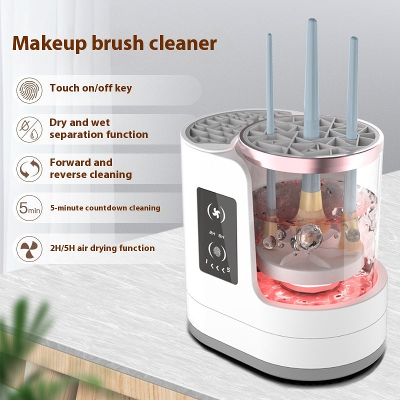 Electric Makeup Brush Cleaner Rechargeable Makeup Brushes Cleaning Tool Automatic Makeup Brush Cleaning Stand Device null